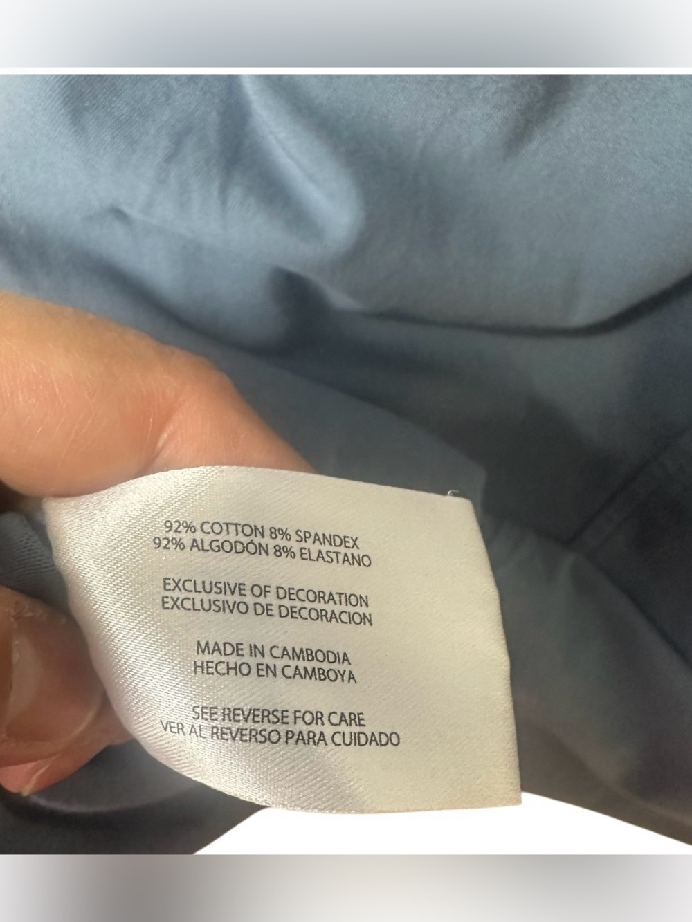 Banana Republic Short Sleeve Crew Tee in Slate Blue - Picture 5 of 5